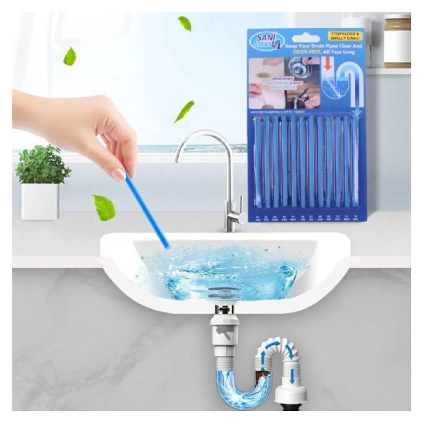 DESTAPA CAÑERIAS -UltraBlue-Set X12