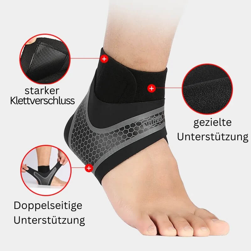 AnklePro™-2X PAR TOBILLERAS DE SILICONA ELÁSTICA