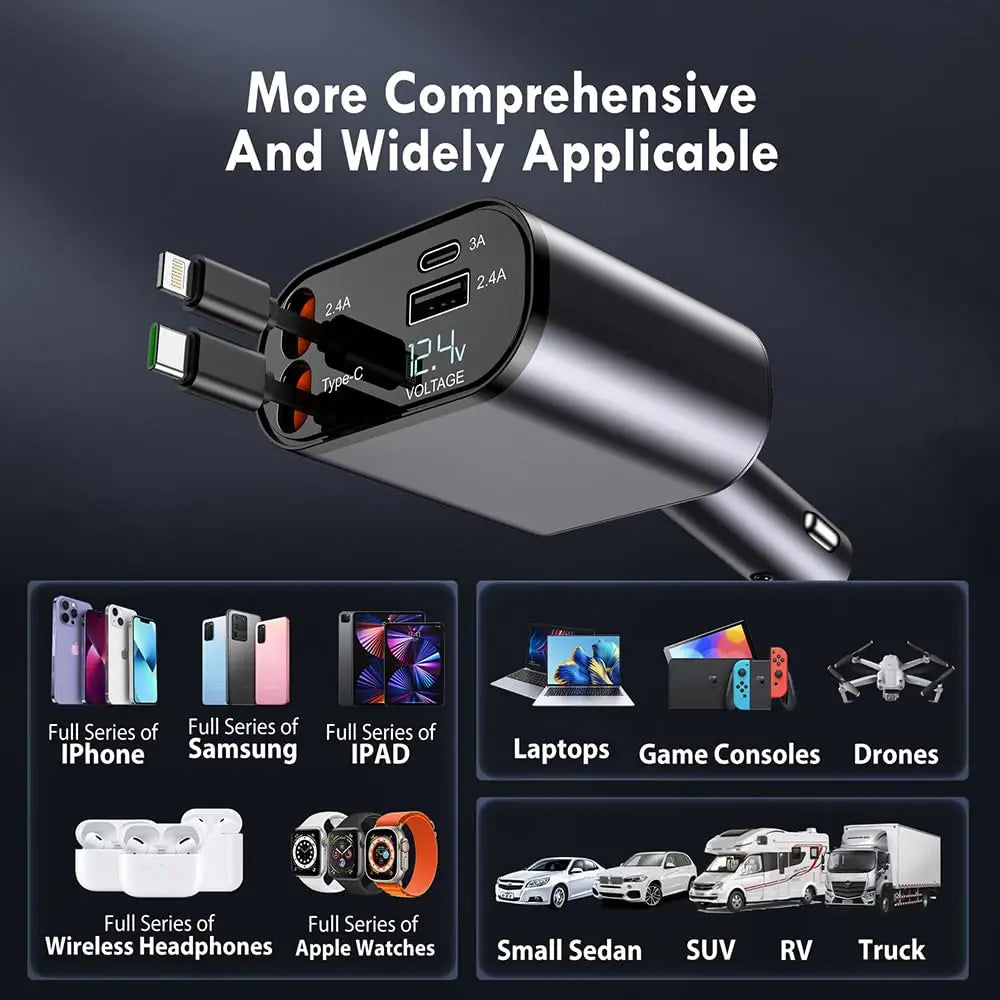 CARGADOR UNIVERSAL® 4 EN 1 ⚡