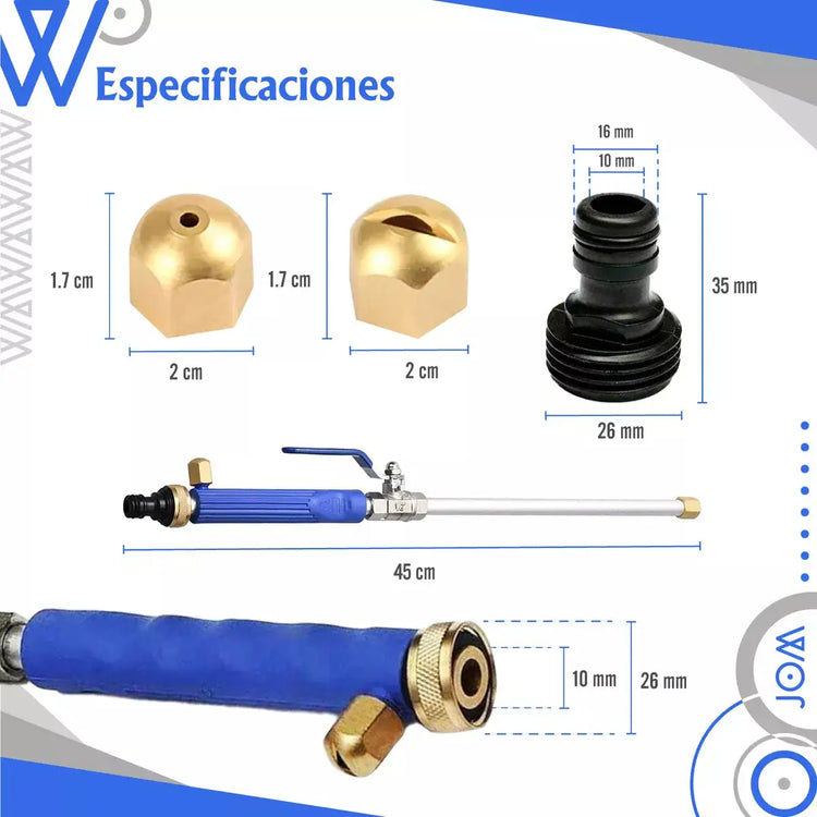 HYDROJET®EXTENSIÓN DE ALTA PRESIÓN 2EN1