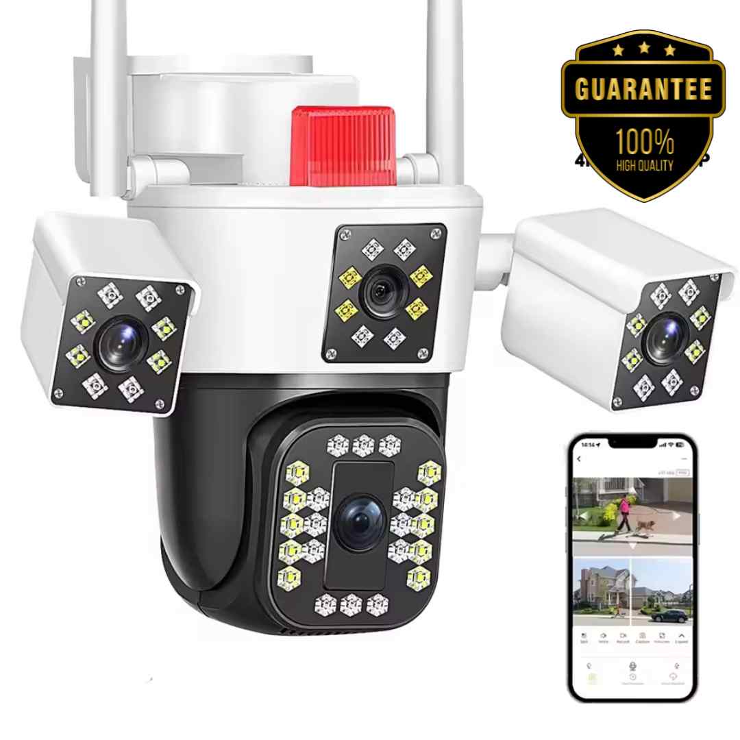 CAMARA DE SEGURIDAD PULPO🐙3 LENTES NEW 2025-