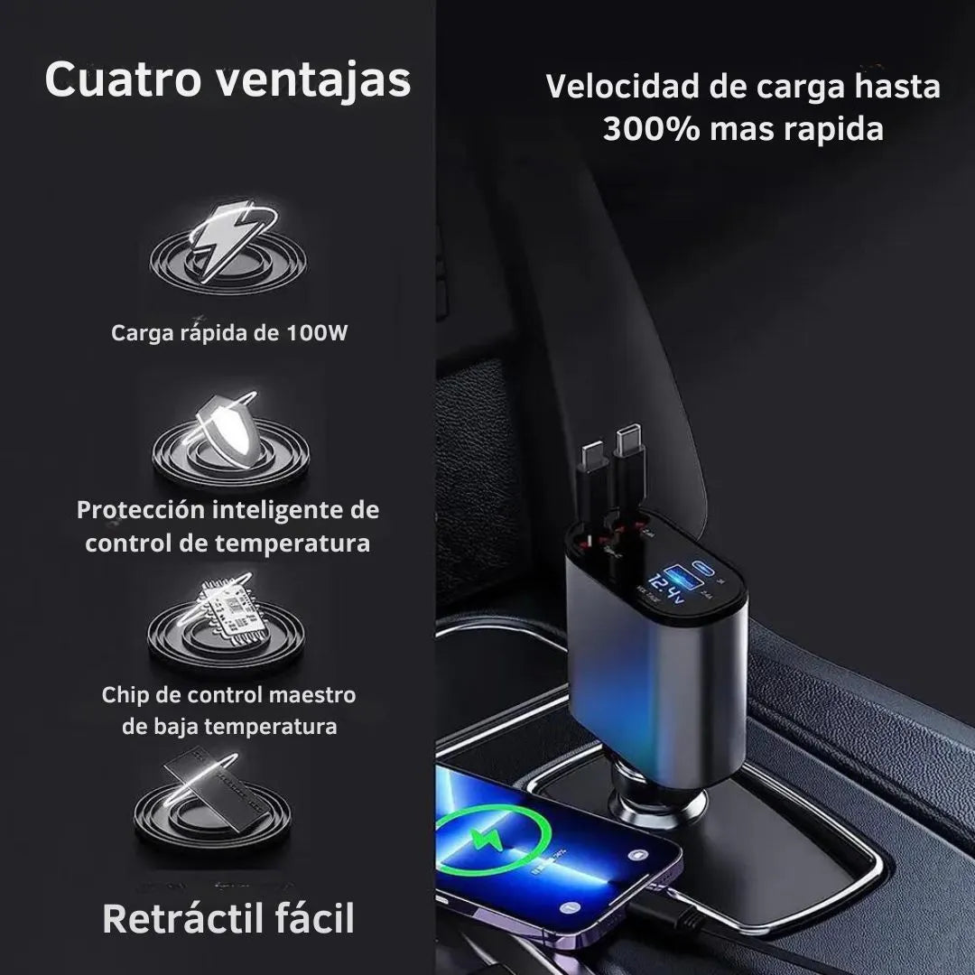 CARGADOR UNIVERSAL® 4 EN 1 ⚡
