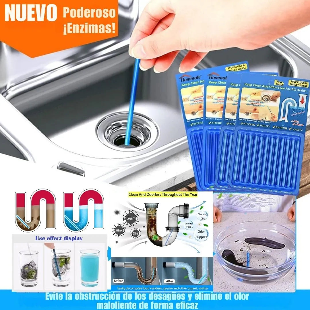 DESTAPA CAÑERIAS -UltraBlue-Set X12