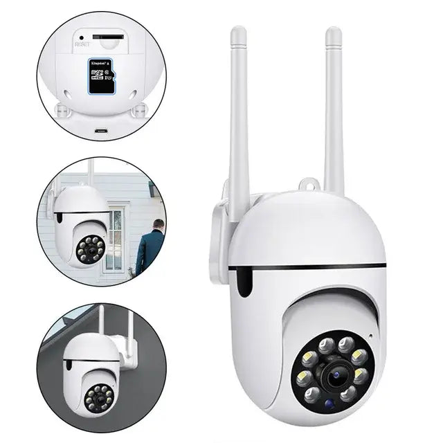 CAMARA INTELIGENTE HD🚨ROTACION 355° Y 90° VERTICAL