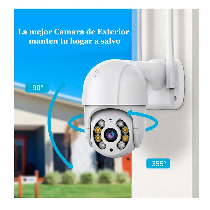 CAMARA PARA EXTERIORES FULL HD- ROTACION 360°-90°