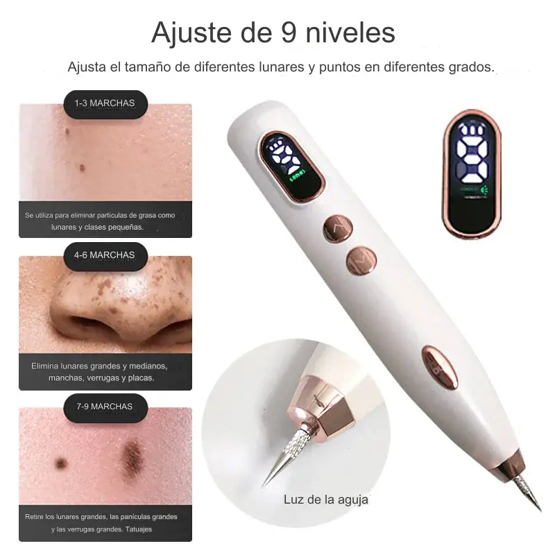 PLUMA LASER PLASMA™ ELIMINADOR DE MANCHAS Y VERRUGAS
