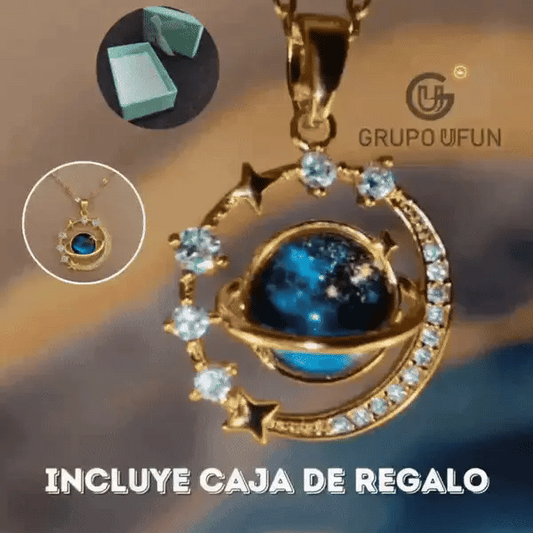 collar saturno de regalo