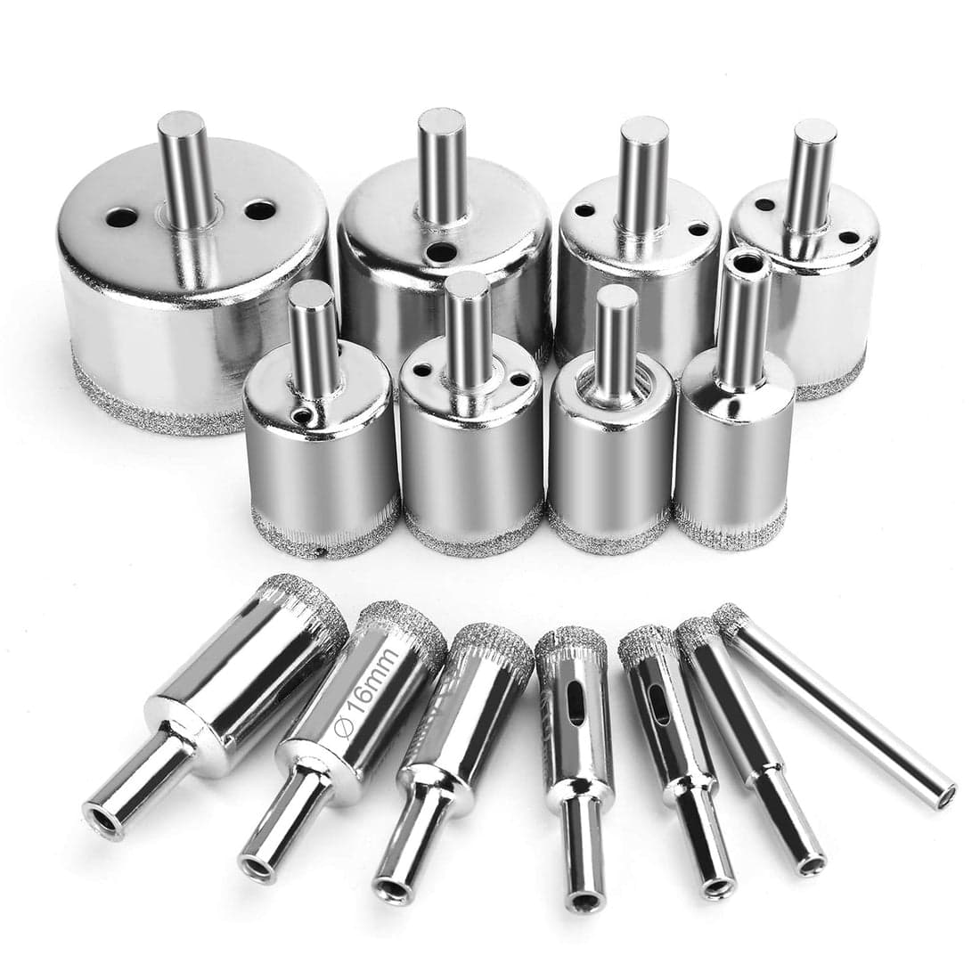 KIT DE 10 BROCAS DIAMANTADAS