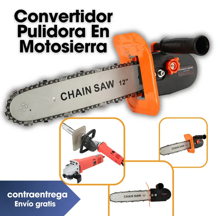 🔝ADAPTADOR MOTOSIERRA PARA PULIDORA™