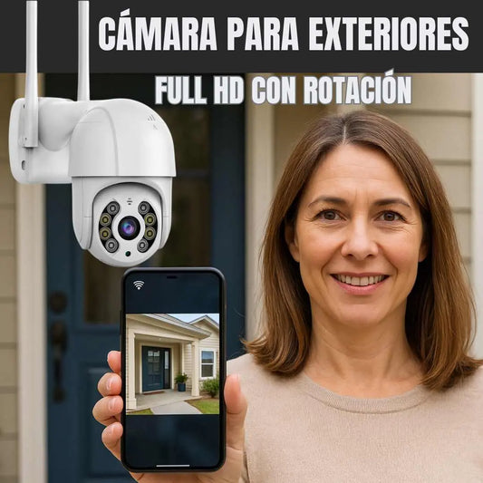 CAMARA PARA EXTERIORES FULL HD- ROTACION 360°-90°