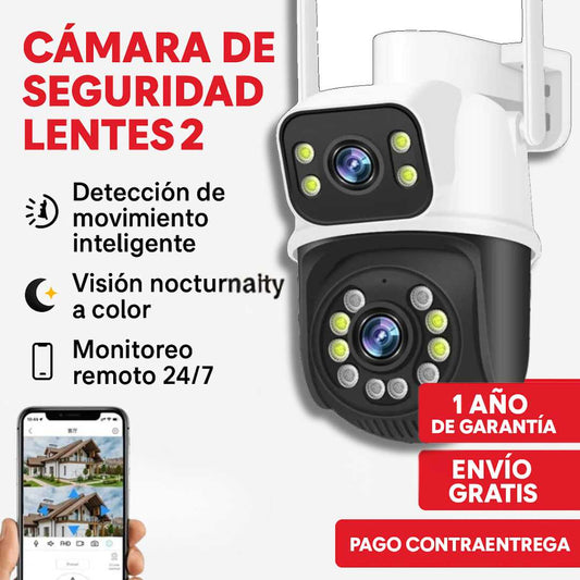 CAMARA DE SEGURIDAD 2 LENTES-MONITOREO REMOTO📲