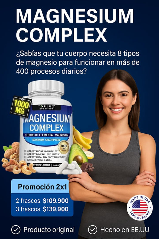 Magnesium Complex-(1000 mg / 90 cápsulas)
