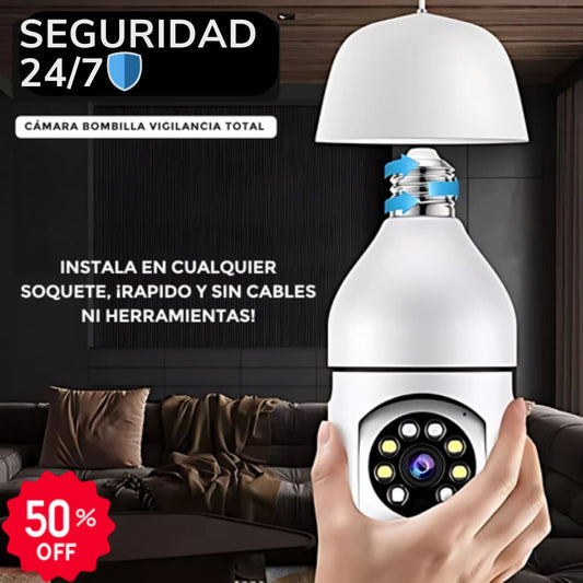 CAMARA BOMBILLO™ 🛡️-PROTECCIÓN INTELIGENTE 🚨