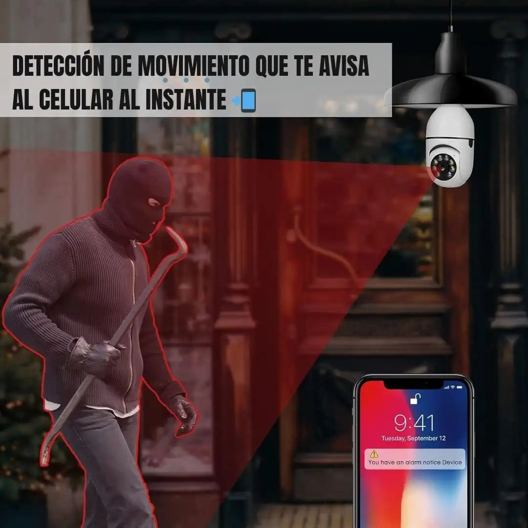 CAMARA BOMBILLO™ 🛡️-PROTECCIÓN INTELIGENTE 🚨