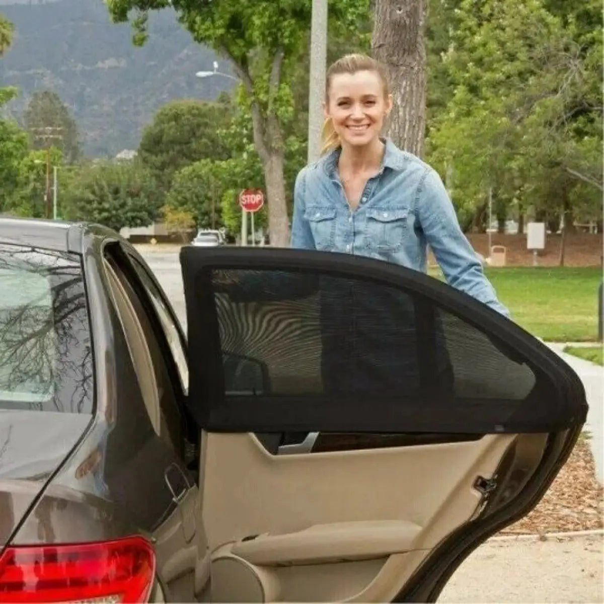 PACK DE 2 TAPASOLARES DE MALLA PARA AUTO