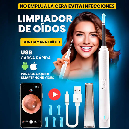 LIMPIADOR DE OÍDOS INTELIGENTE CON CÁMARA HD👂🏻